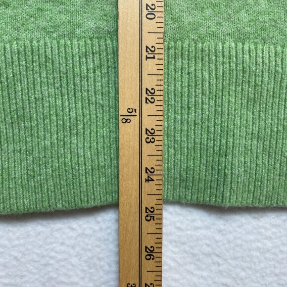 Aerie Unreal Oversized Sweater V-Neck Women's PS Green Super Soft NWT $59 - Picture 12 of 13